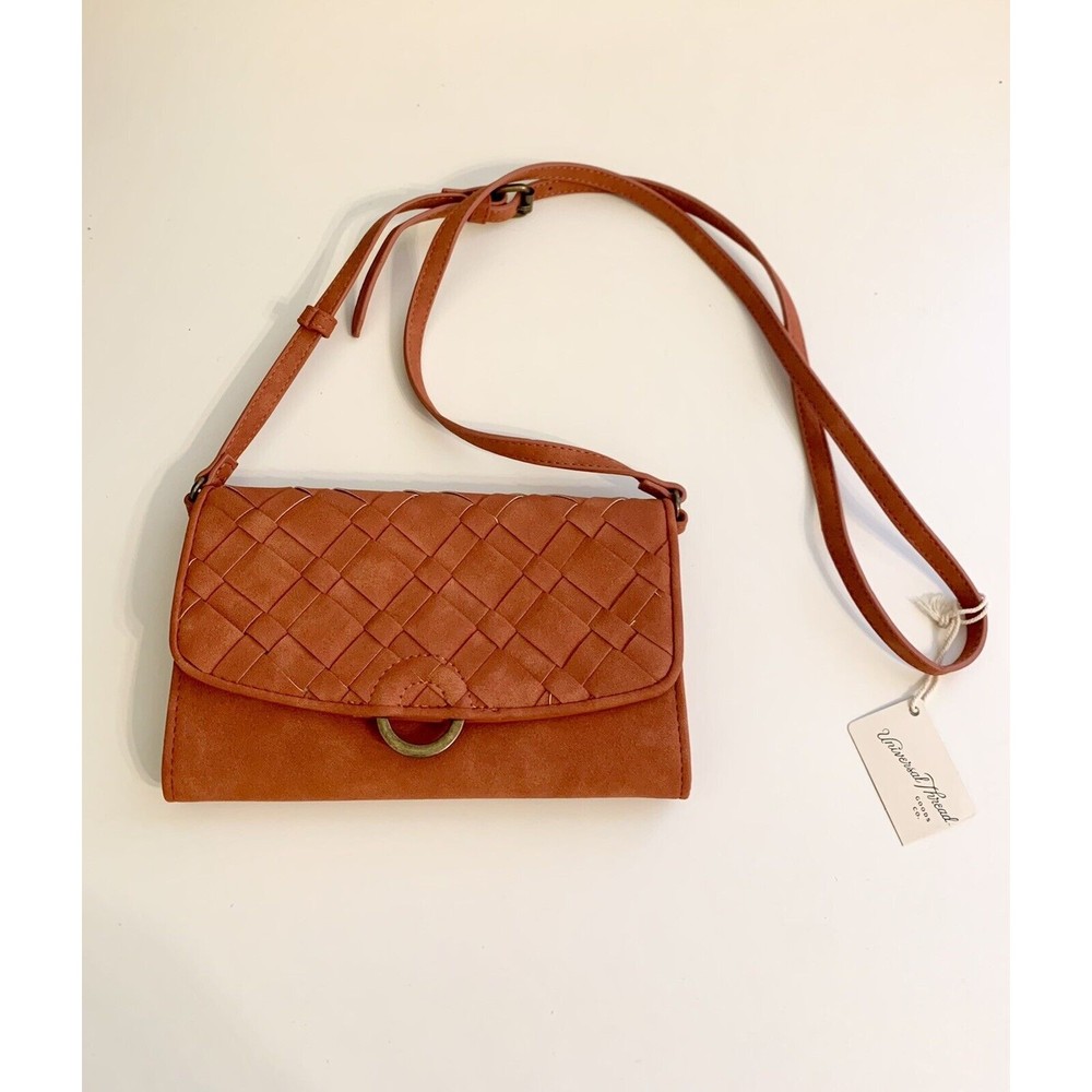 Universal Thread Goods Co. Womens Purse Burnt Orange NWT Adjustable Strap 8in